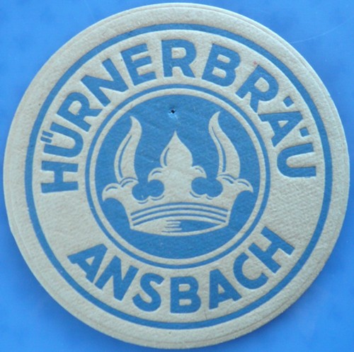 Alter bierdeckel hürnerbräu - bierdeckel,