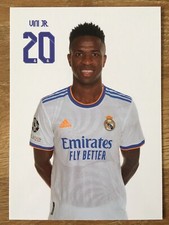 Offizielle Autogrammkarte AK VINICIUS JUNIOR Real Madrid Saison 21/22 2021/2022