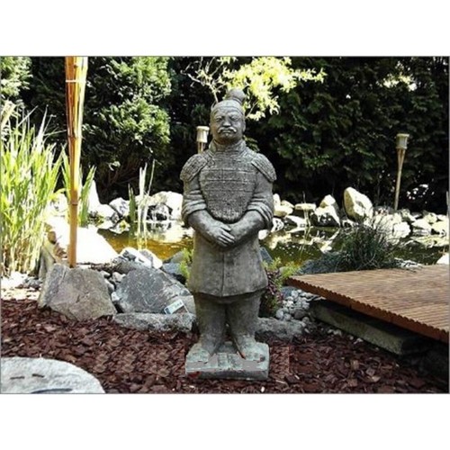 Chinesischer krieger aus - chinesischer,