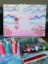 bild selbstgemalt Leinwand