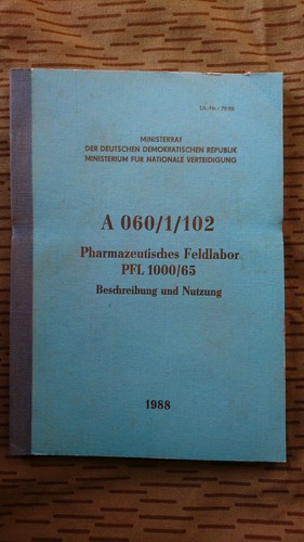 Nva vorschrift 060 102 - a, 060/1/102