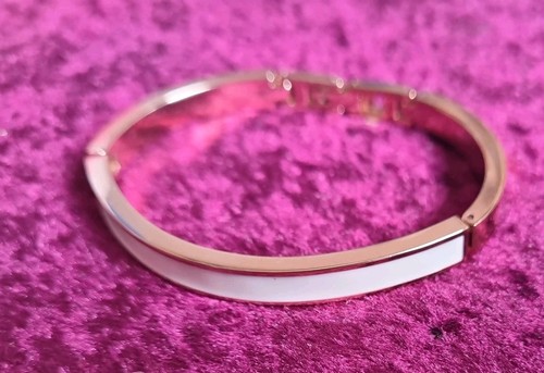 Armband weiß emaille - weiß, &