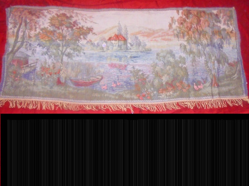 37264 gobelin gewebt - gewebt, antik