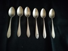 Vintage 6 alte Kaffeelöffel