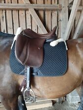 Deuber Dressursattel 17.5 Sommer braun/cognag