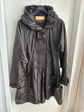 BiBA Mantel Größe 38 dunkelbraun Schalkragen Ballonabschluss NEU ! Ungetragen !