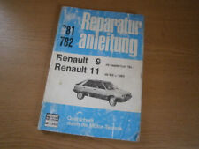 "Renault R9 ab 09/1981 + R11 ab 03/1983" Bucheli Reparaturanleitung Band 781 782