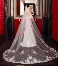 Schleier - elfenbein einlagig