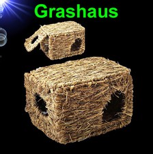 Nager 🐇 GROßES GRASHAUS 🐇 Zubehör Höhle  Zwergkaninchen Meerschweinchen Heu