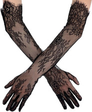Lange Spitze Handschuhe Damen