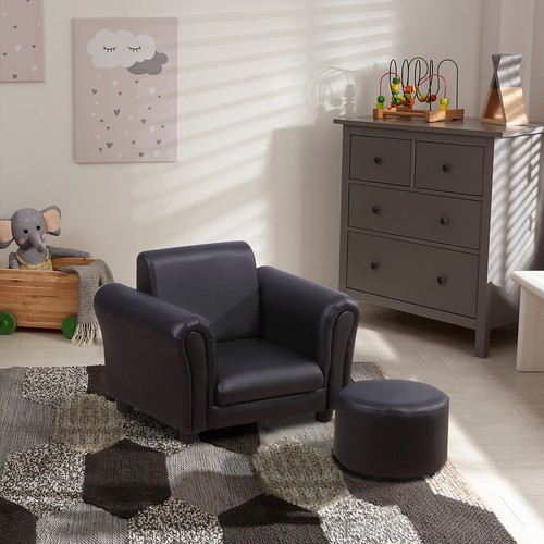 Kindersessel mit fußhocker - kindersessel,