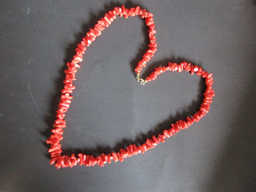 Vintage korallenkette - vintage,