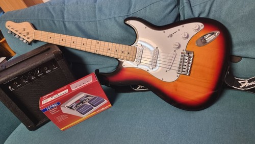 Gitarre mit verstärker wie - e,