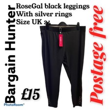 RoseGal schwarze Leggings mit