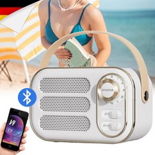 Tragbares Retro-Bluetooth-Küchenradio, wiederaufladbar, mit USB-SD-Karte, MP3