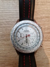Titel:DETOMASO Firenze Chronograph Herrenarmbanduhr – Edelstahl, Lederband