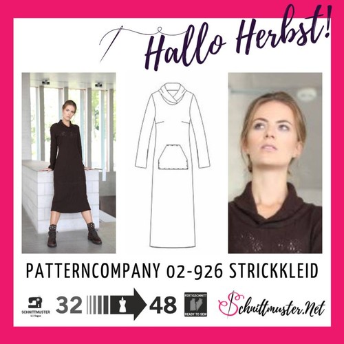 Schnittmuster rollkragenkleid - schnittmuster,
