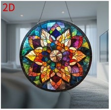 Acrylbild Fensterbild Blume