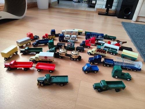 Große bier lkw sammlung - sammlung, h0