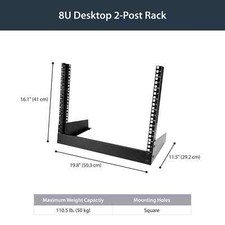 StarTech.com 2-Post 8U Desktop