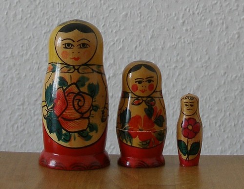 Russische semennov matrjoschka - russische, semennov-matrjoschka