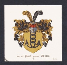 19.Jh. von Raab Thülen Wappen