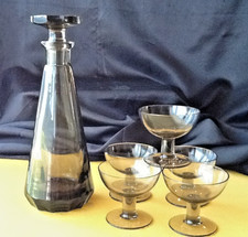 antik Rauchglas Kristallglas