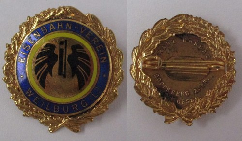 Abzeichen eisenbahn verein - abzeichen, eisenbahn-verein