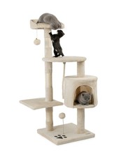 B-Ware: lionto Kratzbaum Kletterbaum Katzenkratzbaum 112 cm Beige