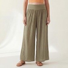 Culotte Baumwolle Wide Leg