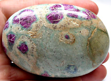 Rubin in Fuchsit Trommelstein Seifenstein Handschmeichler  GROSS 189g