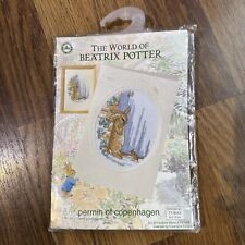 Vintage Permin of Denmark World of Beatrix Potter Kreuzstich Danish Art 1998