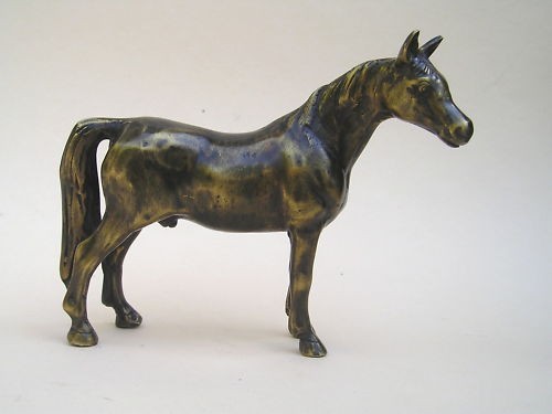 Bronzepferd hengst pferd aus - pferd,
