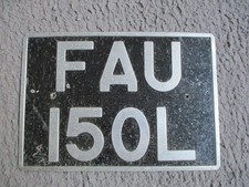 Nummernschild Weltweit Great