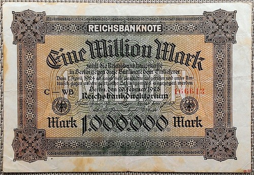 Million mark reichsbanknote - 1,