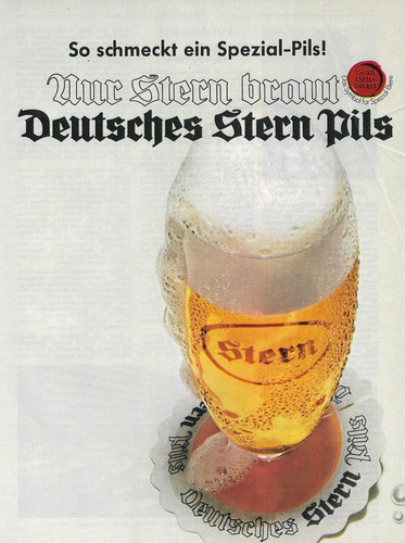 Deutsches stern pils - stern, beer