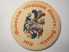 Landsmannschaft Slesvico-Holsatia Kiel - Bierdeckel - Wappen / Studentika