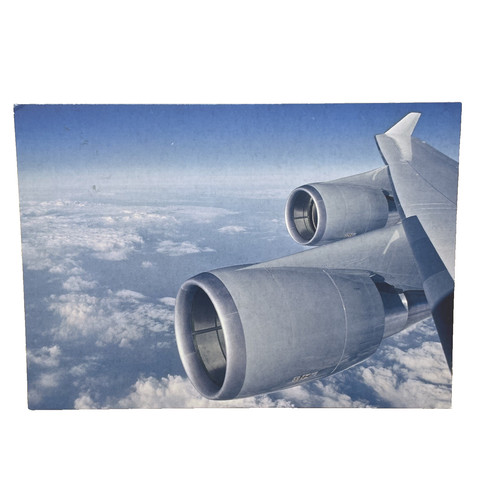 Postkarte flugzeug airline - postkarte,