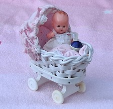 Mini Korbwagen - Puppenwagen