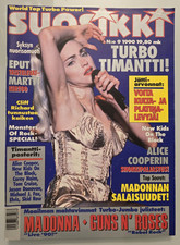 Madonna - A very rare newspaper from Finland Suosikki  -9/1990 ( Full magazine )