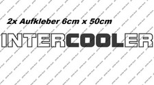 Dekor Aufkleber 2x Intercooler