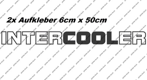 Dekor aufkleber intercooler - dekor,