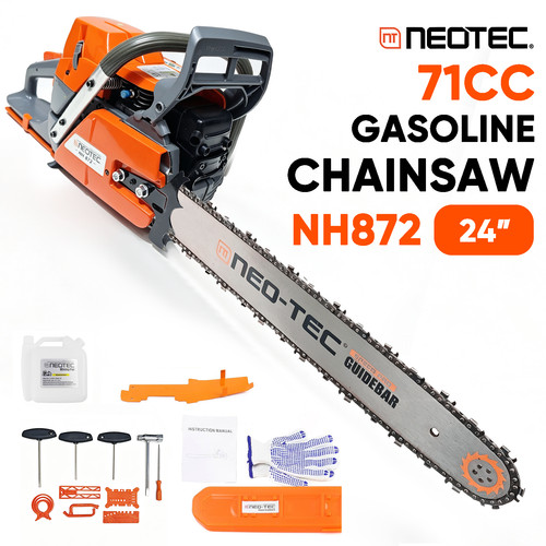 71cc gasoline chain saw - 71cc, power