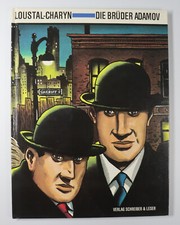 Die Brüder Adamov Loustal - Charyn sign. Originalzeichnung,  Schreiber und Leser