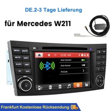 Android 13 DAB+ 64GB Carplay DVD Navi Mercedes E/CLS-Klasse W211 W219 Autoradio