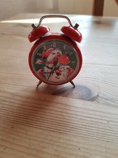 Weihnachten kleiner roter Wecker Motiv Weihnachtsmann Mariner gebraucht 
