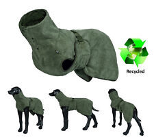 Hundebademantel Olive