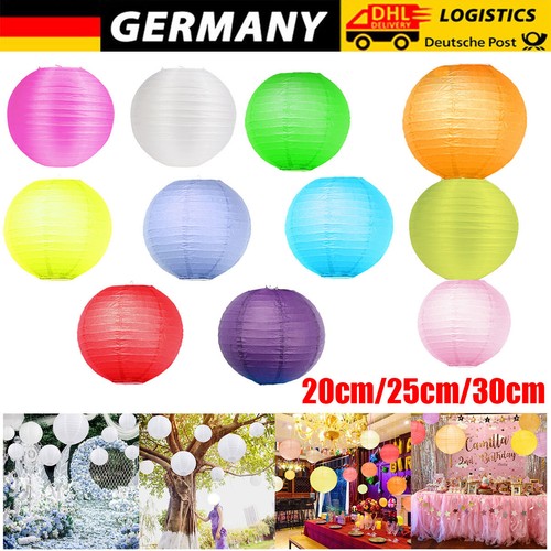 10er papierlaterne lampions - 10er,