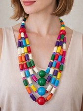 Boho Statement Kette Lang