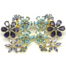 925 Sterlingsilber Himmelblau